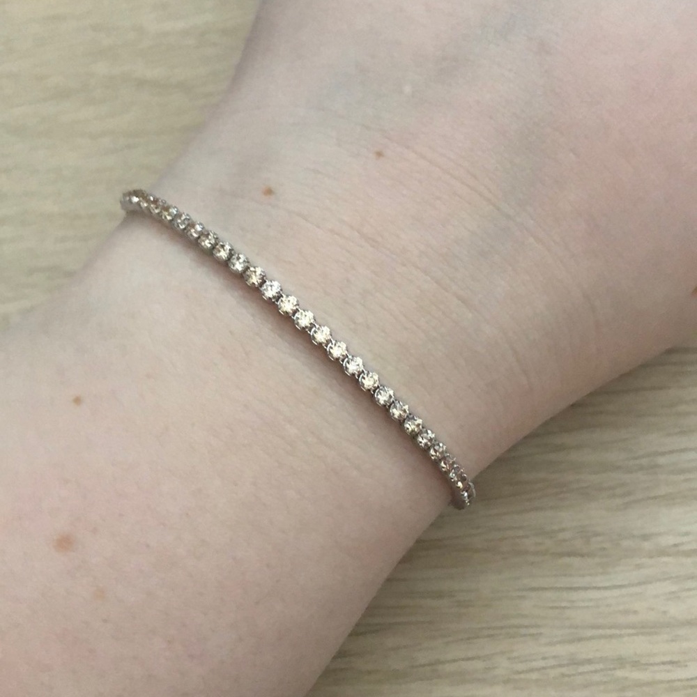 PADNORA Sparkling Strand Tennis Bracelet